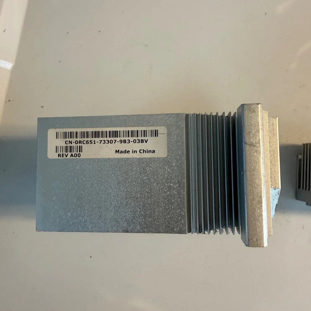 Dell Aluminum Heatsink Lot 2pc CN-0RC651-73307-9B3-03BV Silver CPU Cooler Fin